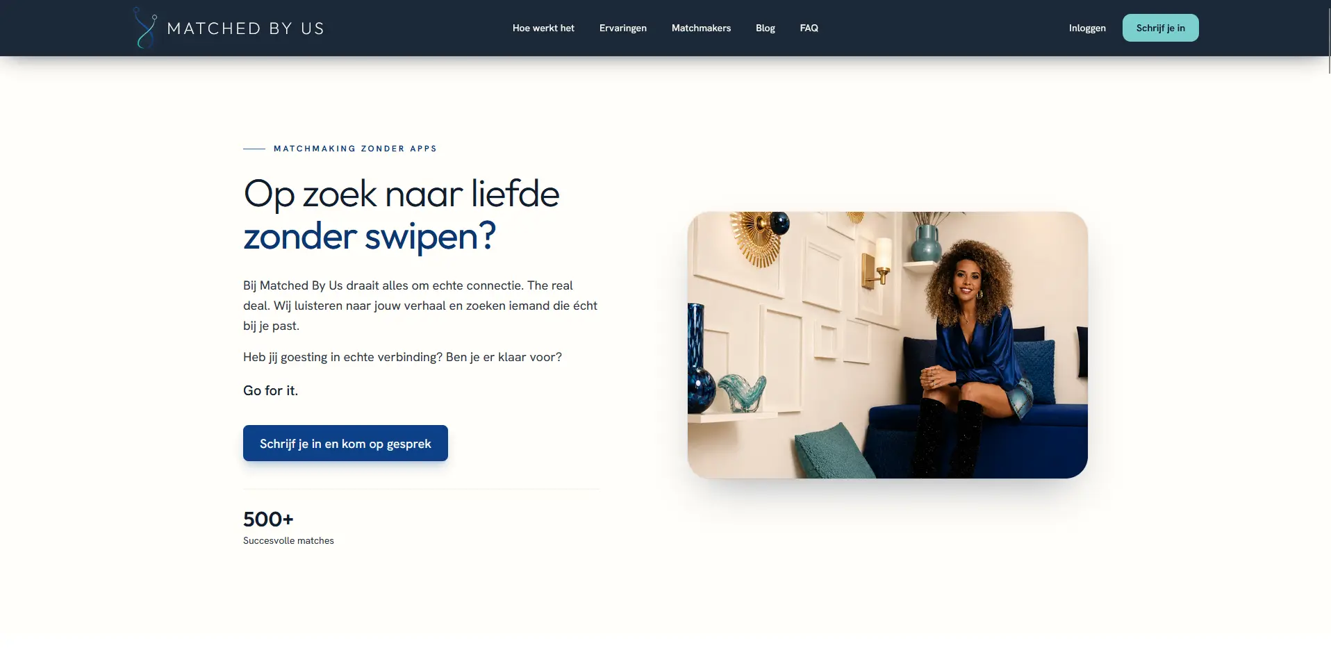 Matched By Us, matchmakingplatform op maat