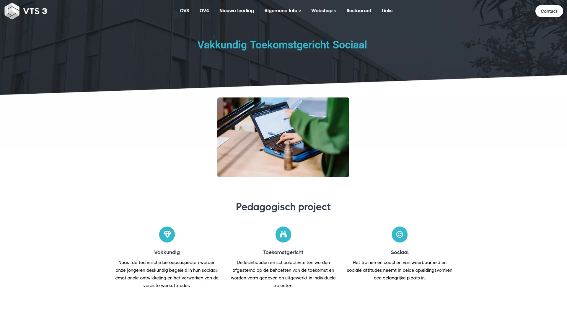 Publieke schoolwebsite voor buitengewoon onderwijs